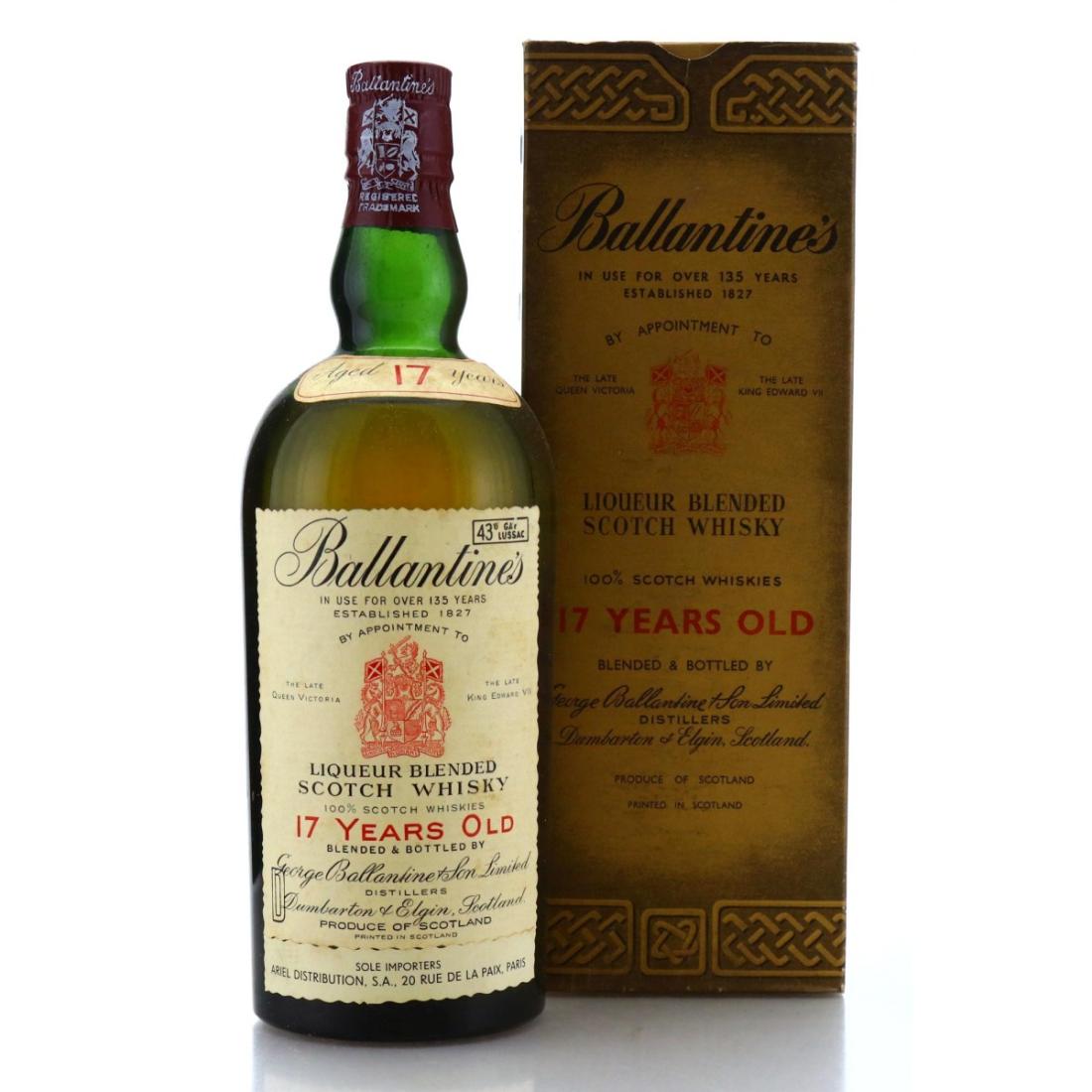 Ballantine's 17 Year Old Scotch Whisky Whisky | Whisky Auctioneer
